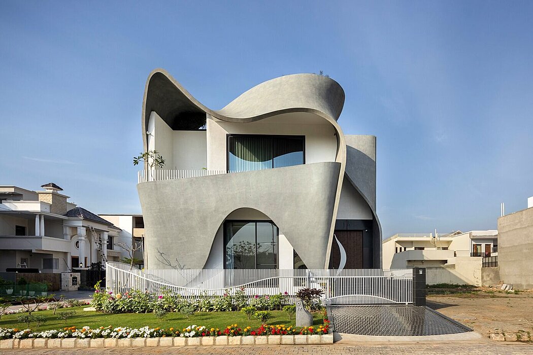 The Ribbon House: A Fluid Journey of Concrete and Emotion in Mohali