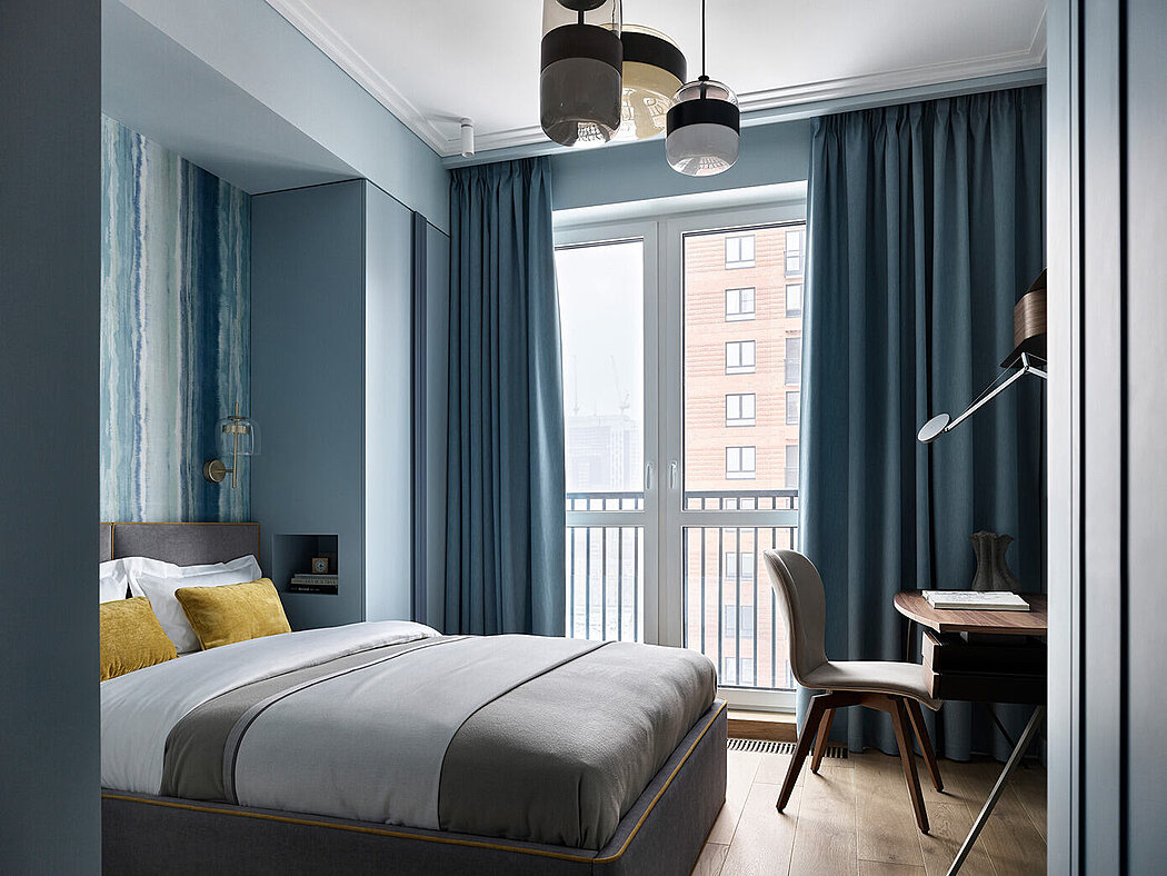 Apartment with Blue Accents: A Retro Revival in Moscow | HomeAdore