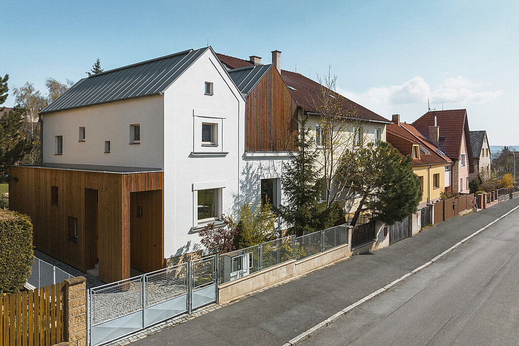 Double Gable House: Where Modern Design Meets Czech Tradition