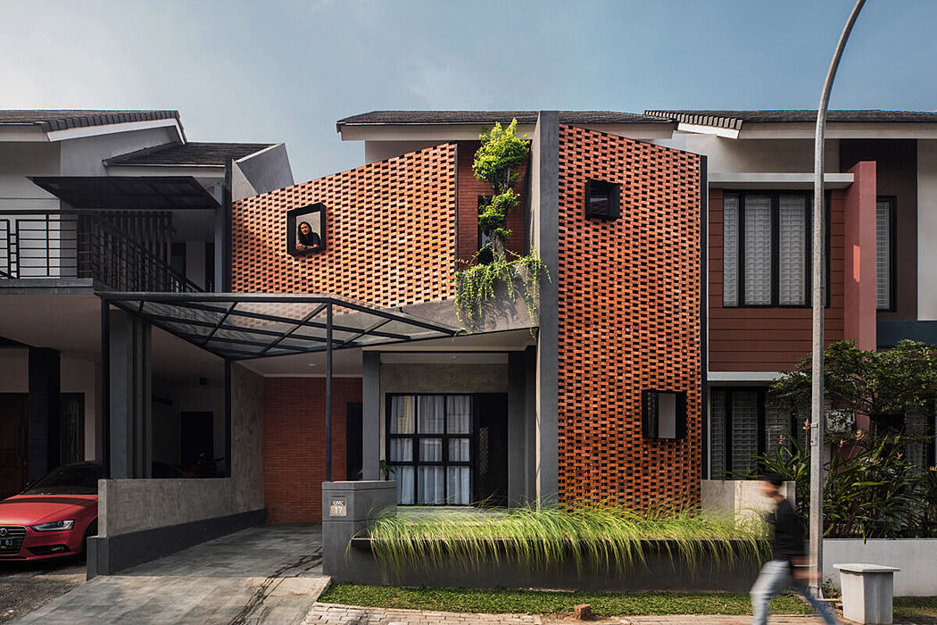 DJ House: A Unique Brick Renovation in Tangerang