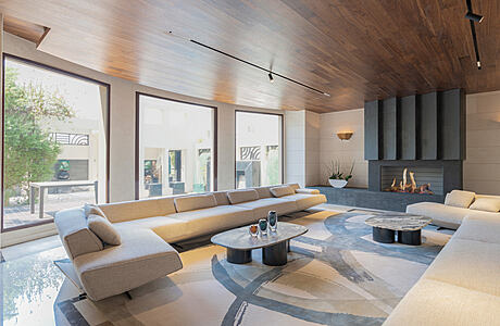 Al Wazzan Villa: Earth Tones Meet Modern Design