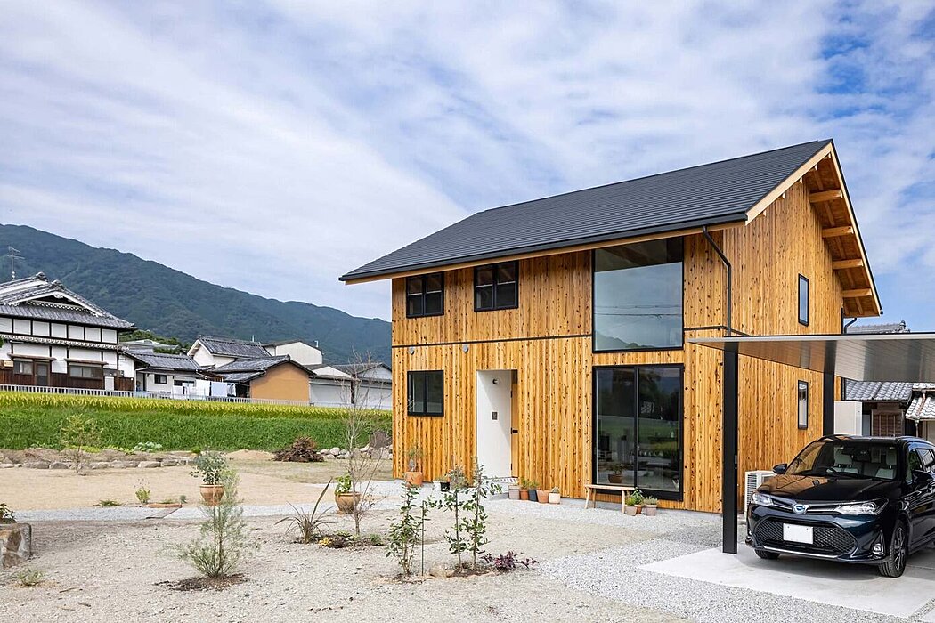 House on the Skirt of Mt. Katsuragi: A Modern Family Retreat - 1