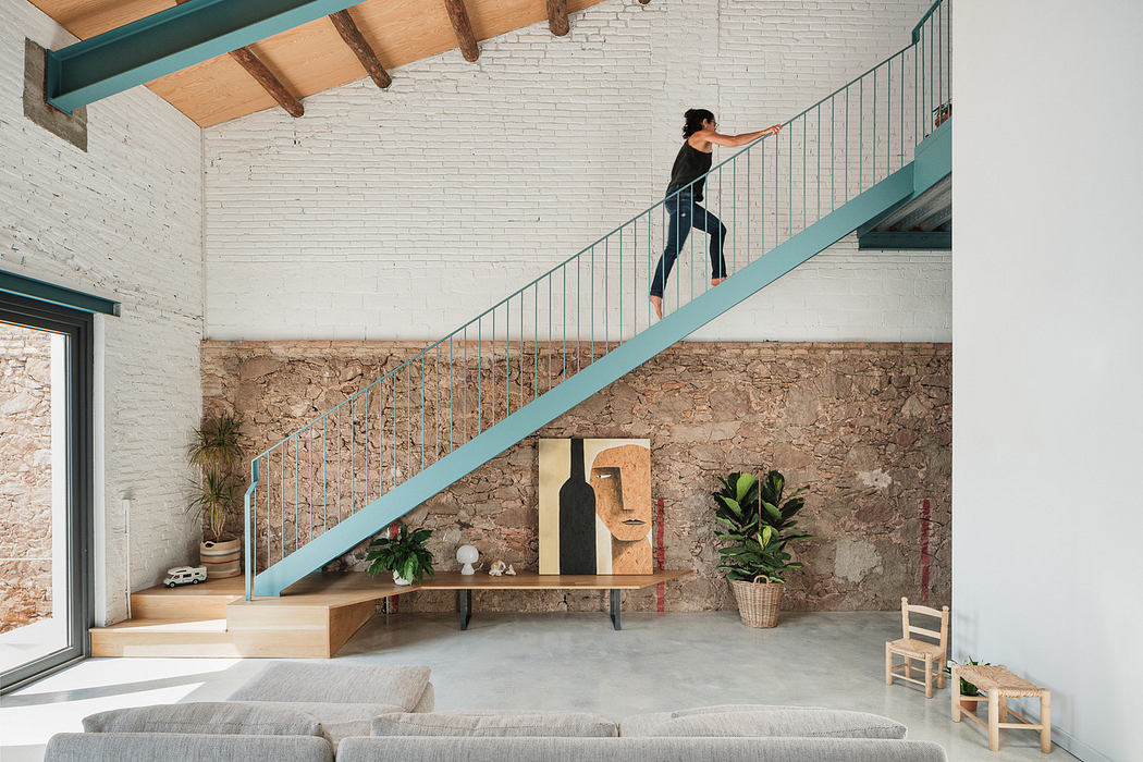 From Garage to House: Industrial-Style Spanish Home Makeover