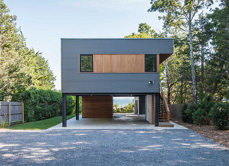 North Fork Bay House: A Modern Modular Retreat in New York - 1