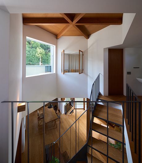 Hokusutsu Polygon House Combines Greenbelt With Hilly Streetscape - 8