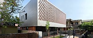 Brick Lattice House by Srijit Srinivas Architects