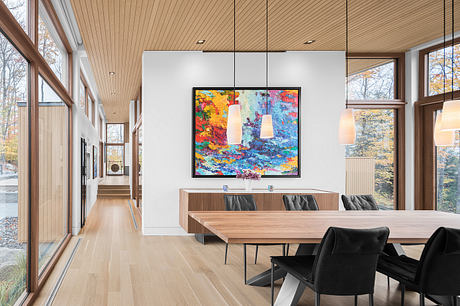 The Hauts-Bois House Features Geometric Design That Embraces Nature - 5