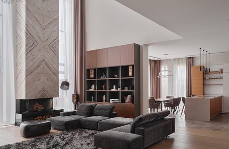 A Family Home by Anna Sukhaia Showcases Comfort and Style