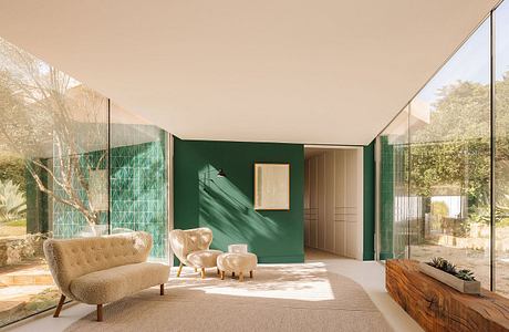 AIP Azóia Villa Merges with Nature Above the Cliffs of Portugal’s Azóia