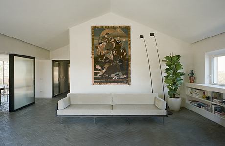 Casa Ance: Expansive Rome Penthouse Apartment Renovated by PAROS Architettura