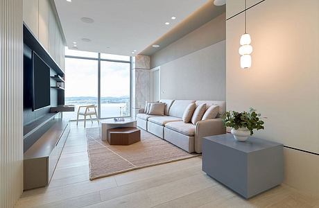 Sea Point Apartment Combines European Sophistication with Tropical Aesthetics