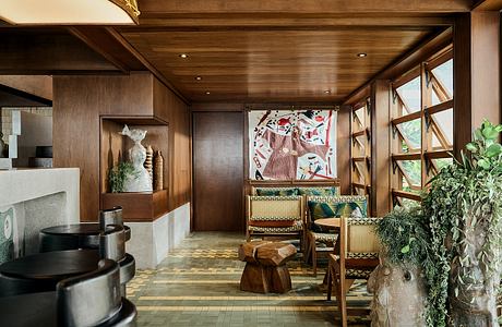 Laku Beach Club Reshapes a Vacation House for a Different Tropical Vibe