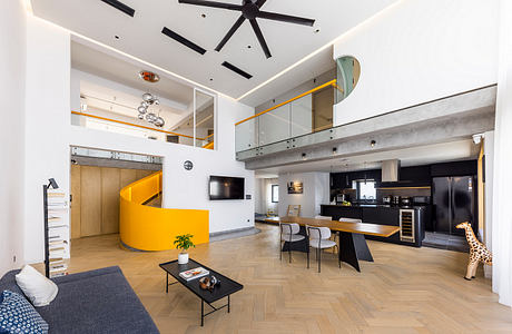 The Shining Home is a Family-Centered Duplex Penthouse