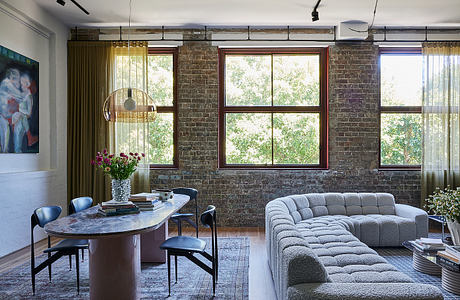 Watertower Apartment Balances Industrial and Bespoke Design