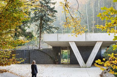 Banánka House features Y-Shaped Floor Plan Dividing Garden into Segments - 13