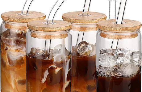 DWTS DANWEITESI Glass Cup Set: Reimagining the Coffee Bar Aesthetic for Home Use