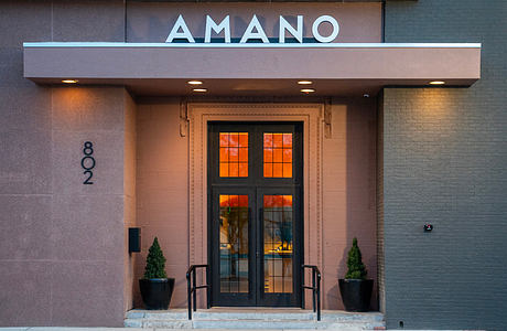 Amano Restaurant by Cushing Terrell Fuses Rural and Modern Touches