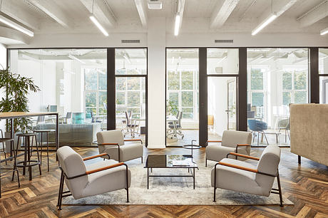 McCann Prague Offices: Industrial Warmth and Park-Light Worklife Team - 1