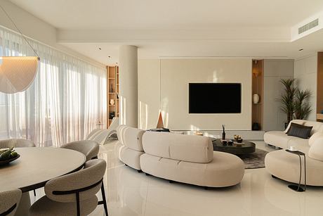 NK Apartment — Open-Plan Living With Calm Tones and Refined Surfaces - 1