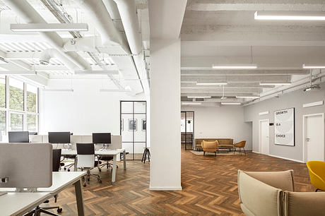 McCann Prague Offices: Industrial Warmth and Park-Light Worklife Team - 2