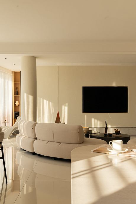 NK Apartment — Open-Plan Living With Calm Tones and Refined Surfaces - 2