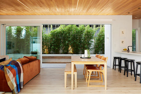 Palm Springs House in Bay of Plenty: Courtyard, Pool, and Shade Eaves - 2