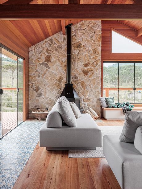 Enchanted Forest — Restored Heirlooms Warm a Cold-Weather Escape Home - 2