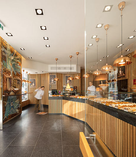 Pastelaria Alcôa: Wood, Stone, and Copper Revive a Lisbon Bakery Shop - 3