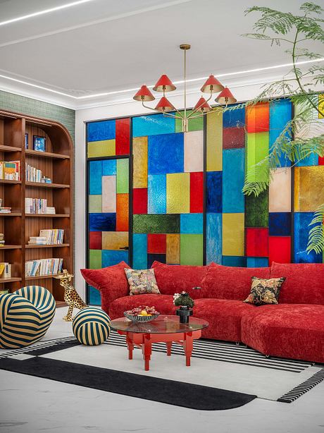 Mondrian Palette Residence Animates Family Life With Bold Geometry - 2