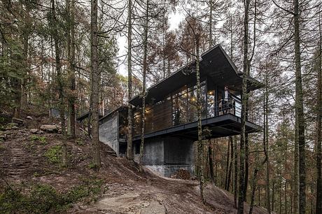 Casa Oruç: A Dramatic Descent From Pines to a Floating Forest Home - 1