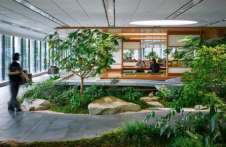 Salesforce Tokyo Ohana Floor: Hinoki Warmth Meets Sky-High Views Above