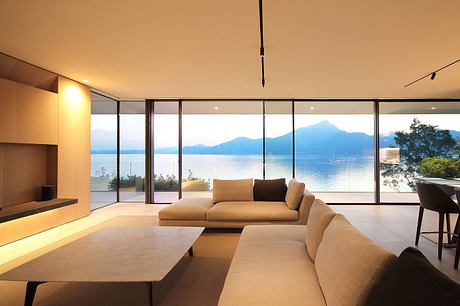 Villa Dellago Opens To Lake Light Through Twin Sunken Patios Below - 2