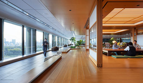 Salesforce Tokyo Ohana Floor: Hinoki Warmth Meets Sky-High Views Above - 5