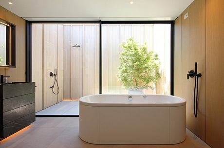 Villa Dellago Opens To Lake Light Through Twin Sunken Patios Below - 5