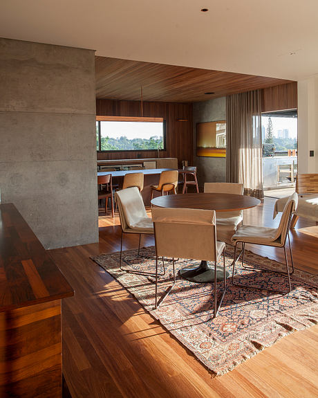 Higienópolis Apartment: Open-Plan Living Framed by Urban Views Beyond - 7