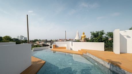 M House: Tree-Led Plan and Rooftop Pool in Bangkok’s Urban Center - 9