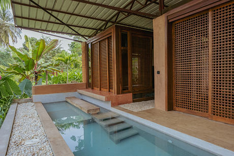 Pavilion Essoa: Double-Curved Roof Cools a Lagoon-Edge Retreat Home - 7