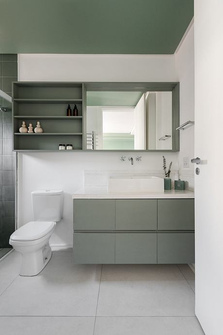 Aperol Apartment Balances Playful Color With Warm Cumaru Craft - 11