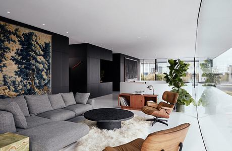 Penthouse West Reinvents 1968 Office Into a Glass-Box Home in Rotterdam