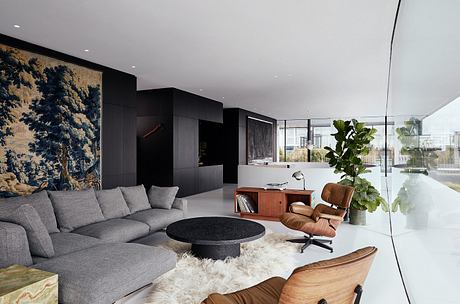 Penthouse West Reinvents 1968 Office Into a Glass-Box Home in Rotterdam - 1