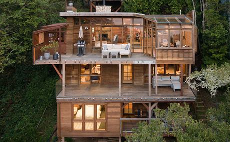 Sausalito Retreat — 1951 Hillside Home Recast for Indoor-Outdoor Life - 1