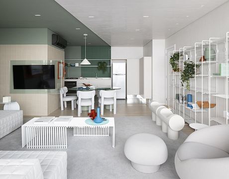 Summer Apartment by Bohrer Arquitetos - 1