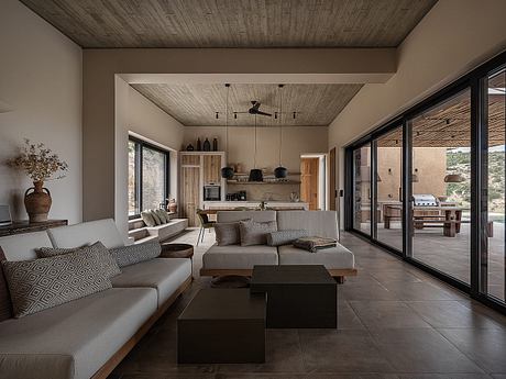 Villa Ousia — Three Volumes Orchestrate Indoor-Outdoor Life by the Sea - 2