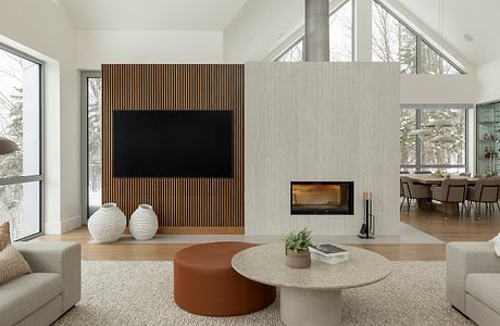 La Croix From the Woods: A House Terraced Into Canadian Stone