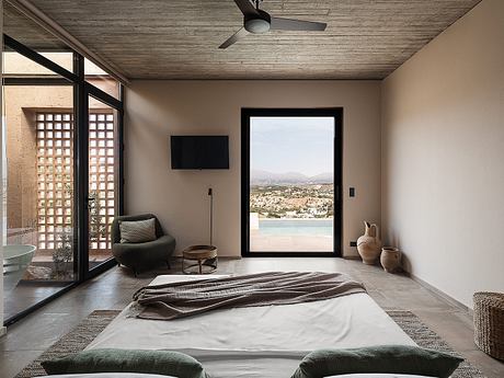 Villa Ousia — Three Volumes Orchestrate Indoor-Outdoor Life by the Sea - 4