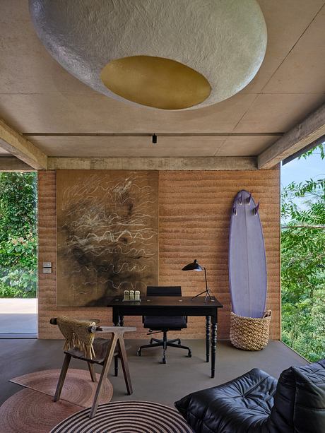 Studio House: Rammed-Earth Villa Open to Pacific Breeze - 4