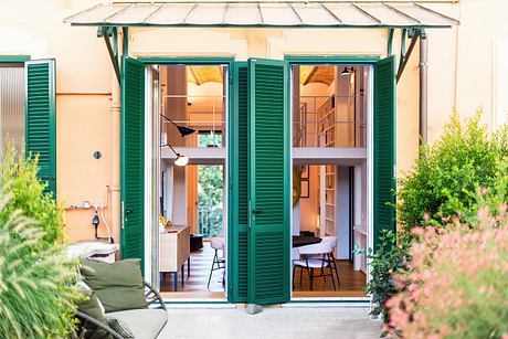 GR Apartment: A Lemon-Yellow Stair Animates a Roman Prati Duplex - 8