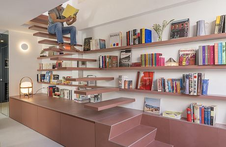 Casa Binôme: Reimagining a Madrid Duplex Around a Living Stair Core