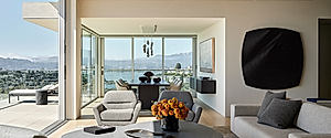 Lagoon View: Open Plan Living Framed by Bay Vistas
