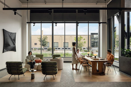Steel House Brings a 13,000-Square-Foot Park to Office Life - 3